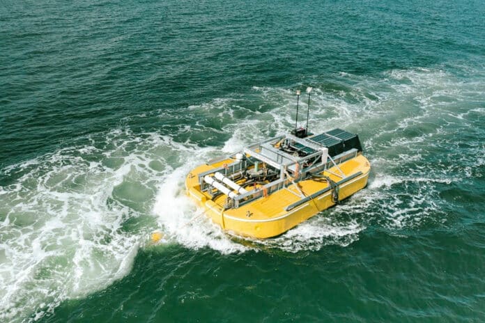 Oneka's wave-powered floating desalination buoys produces up to 49,000 litres of fresh water per day.