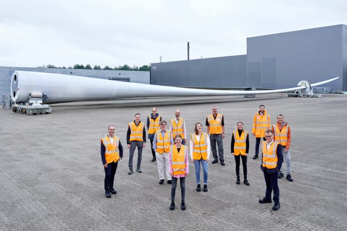 LM Wind Power unveils second recyclable wind turbine blade.