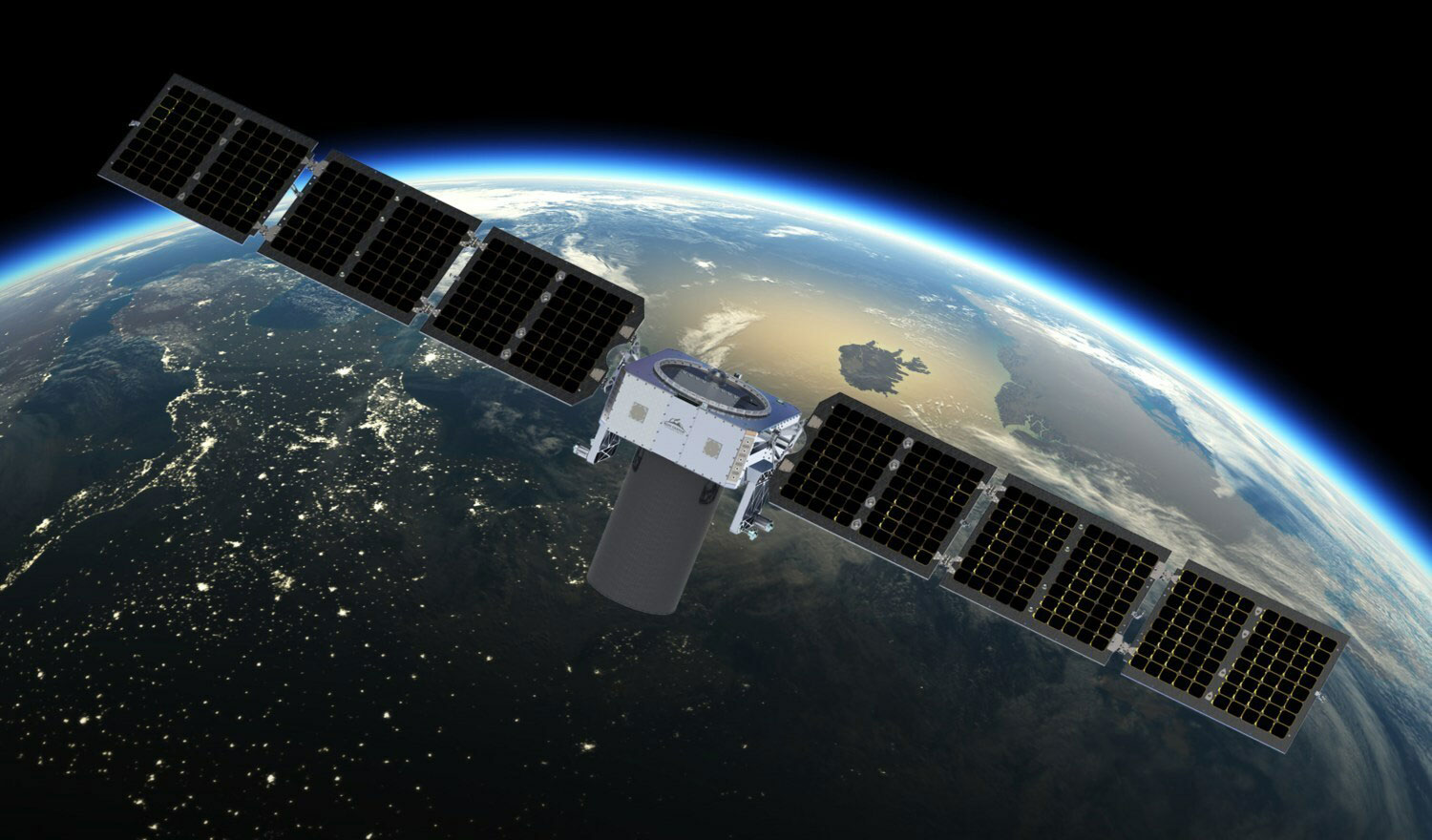 The Blackjack program is a demonstration of cost-effective reconnaissance satellites that will operate in low Earth orbit.