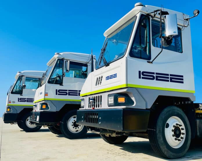 ISEE autonomous yard trucks.