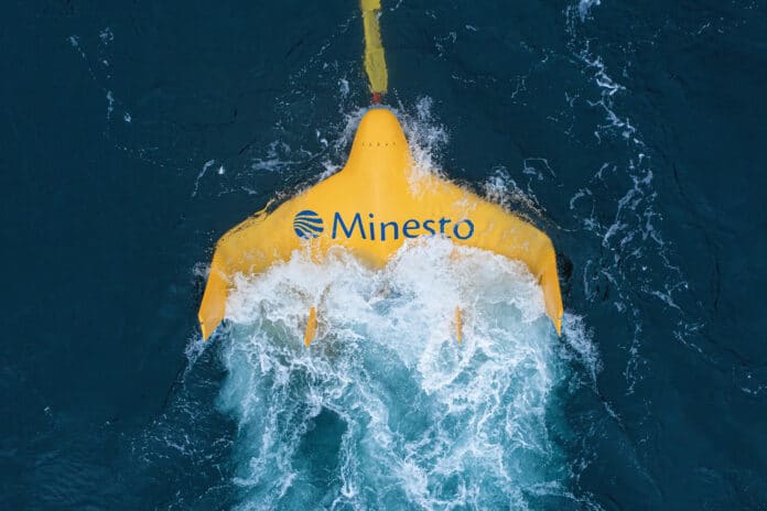 The Dragon 12 is Minesto's first tidal energy kite in megawatt-scale.