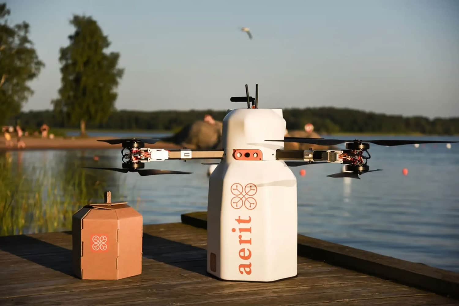 Aerit’s first delivery drone.