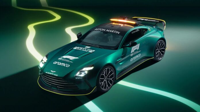 New Aston Martin Vantage takes up as Official FIA Safety Car of Formula 1.