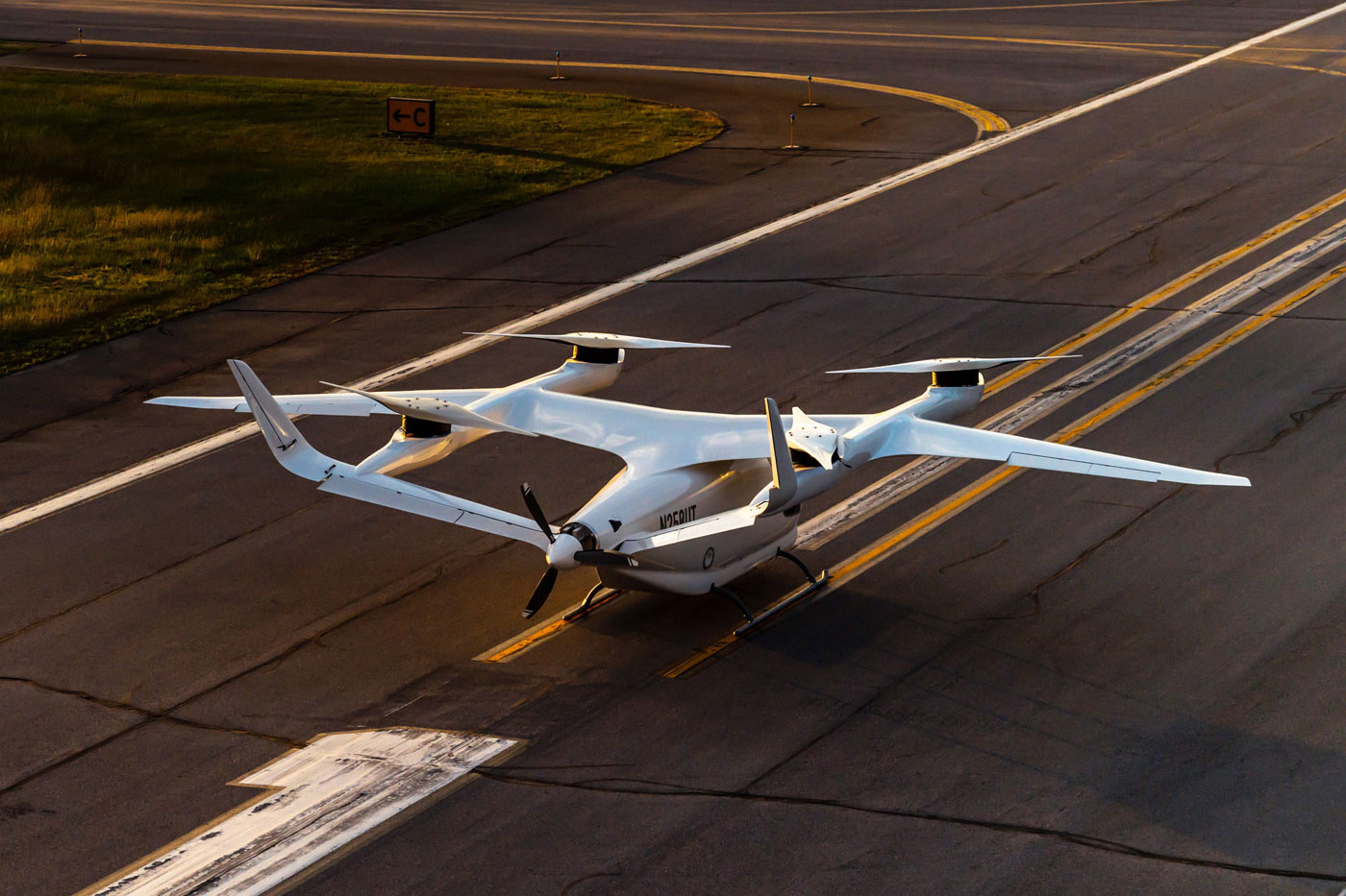 Beta achieves piloted full transition test flight with eVTOL aircraft.