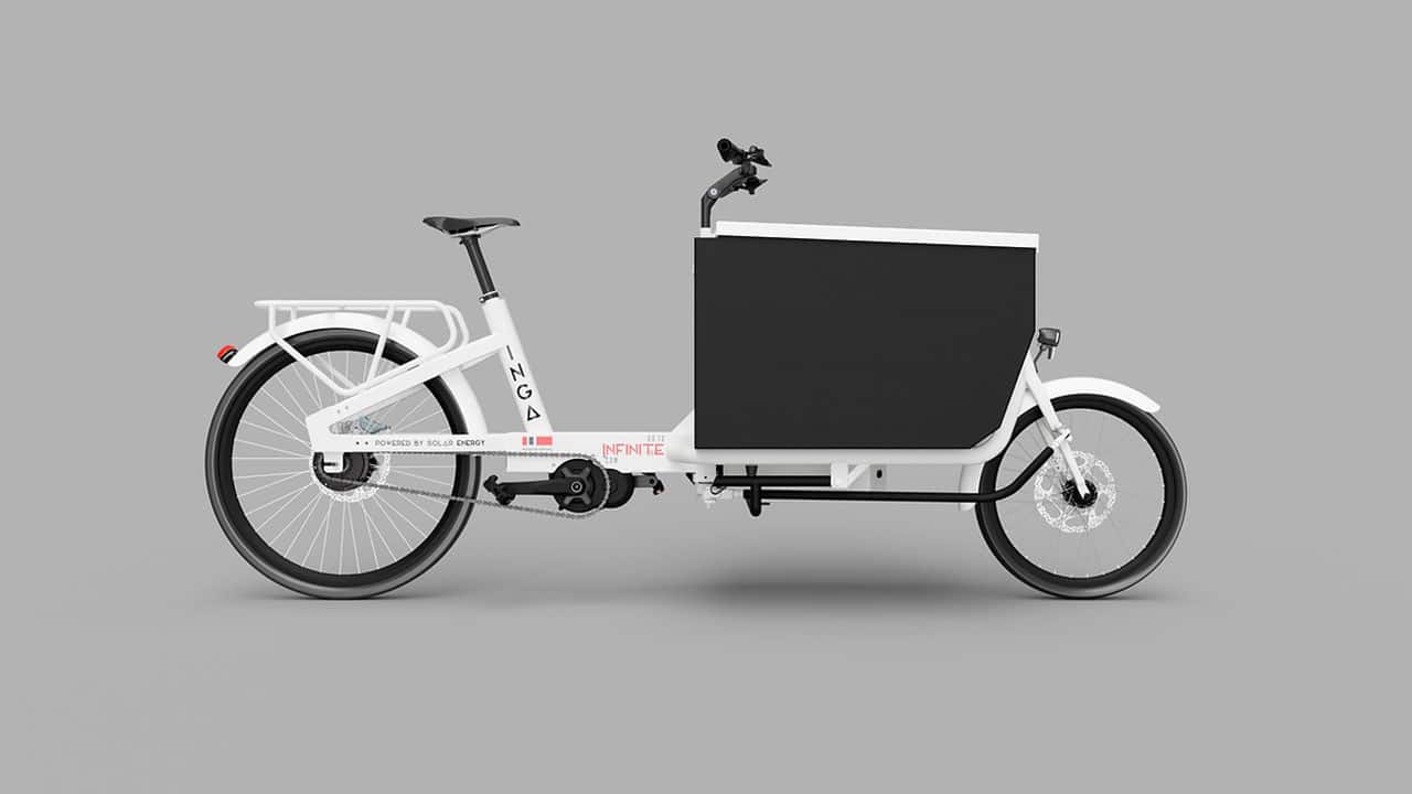 Infinite Mobility develops cargo e-bike that runs on solar power.