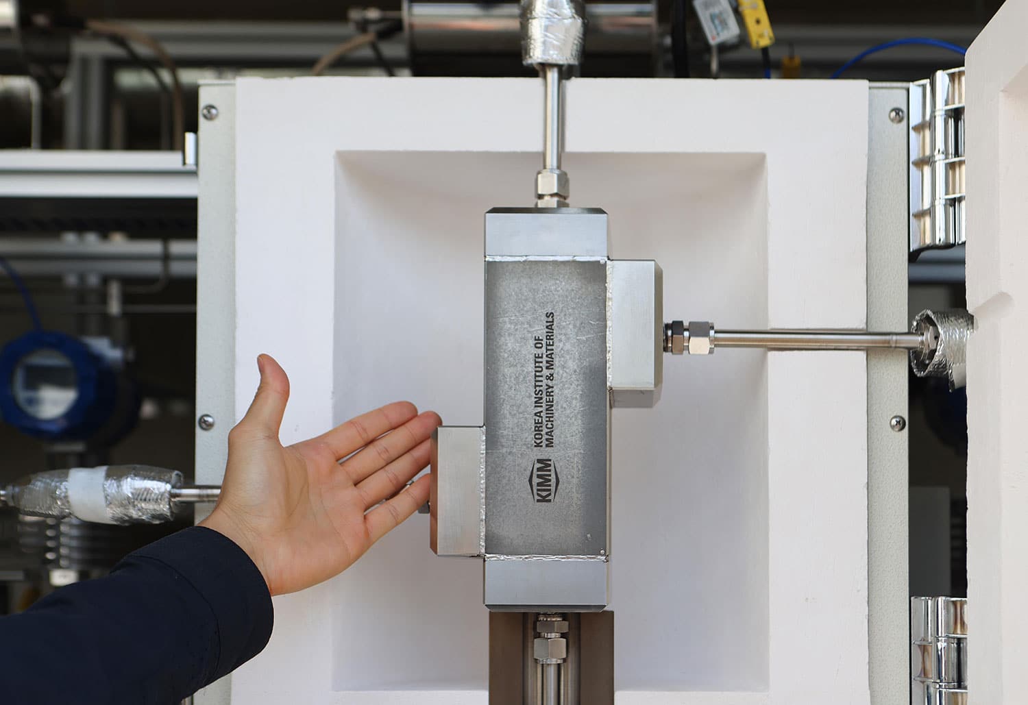 Prototype of the microchannel reactor.
