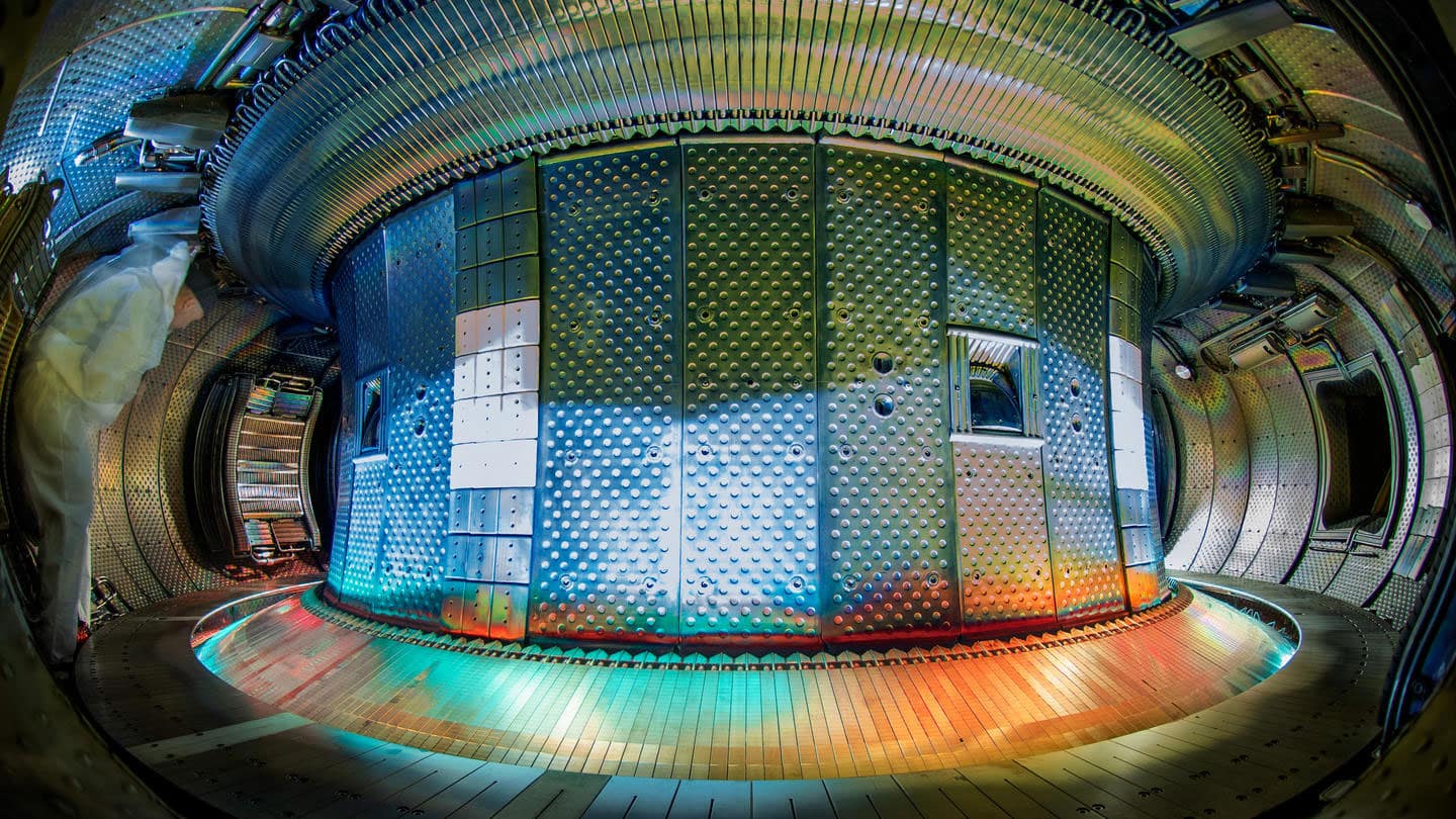 The interior of WEST, the tungsten (W) Environment in Steady-state Tokamak, where the fusion record was achieved.